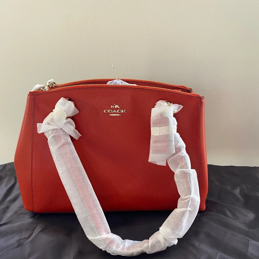 Pebble leather coach bag - Picture 3 of 6